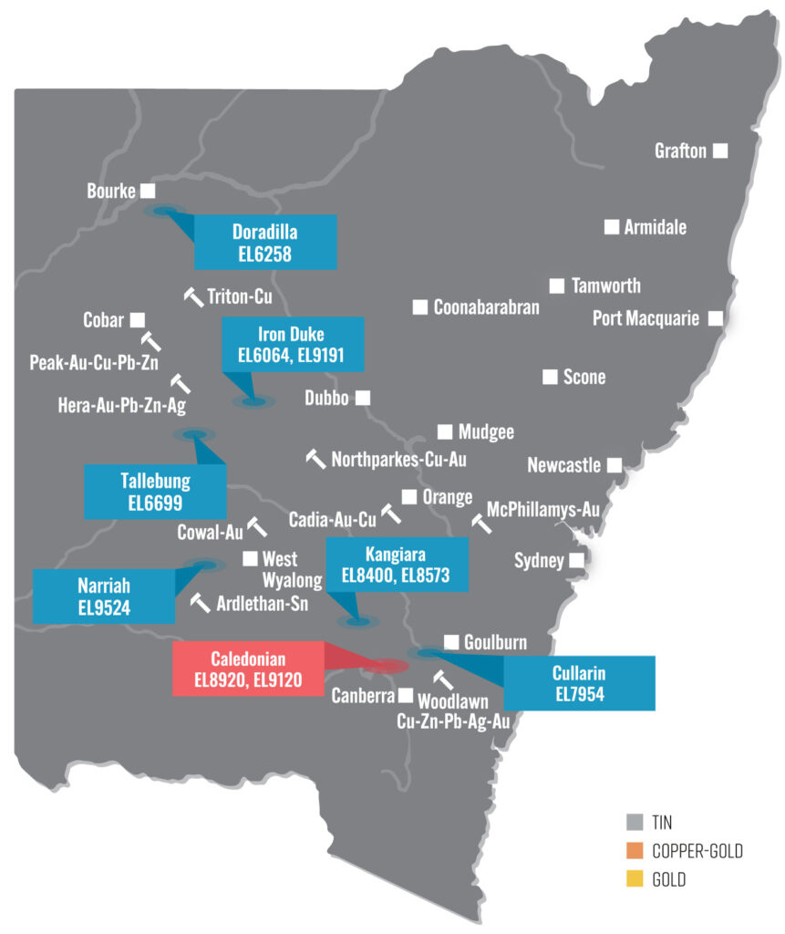 NSW Map Caledonian 2024