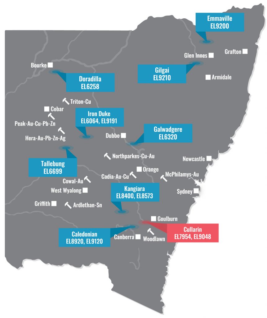 Sky Projects NSW Map - Cullarin