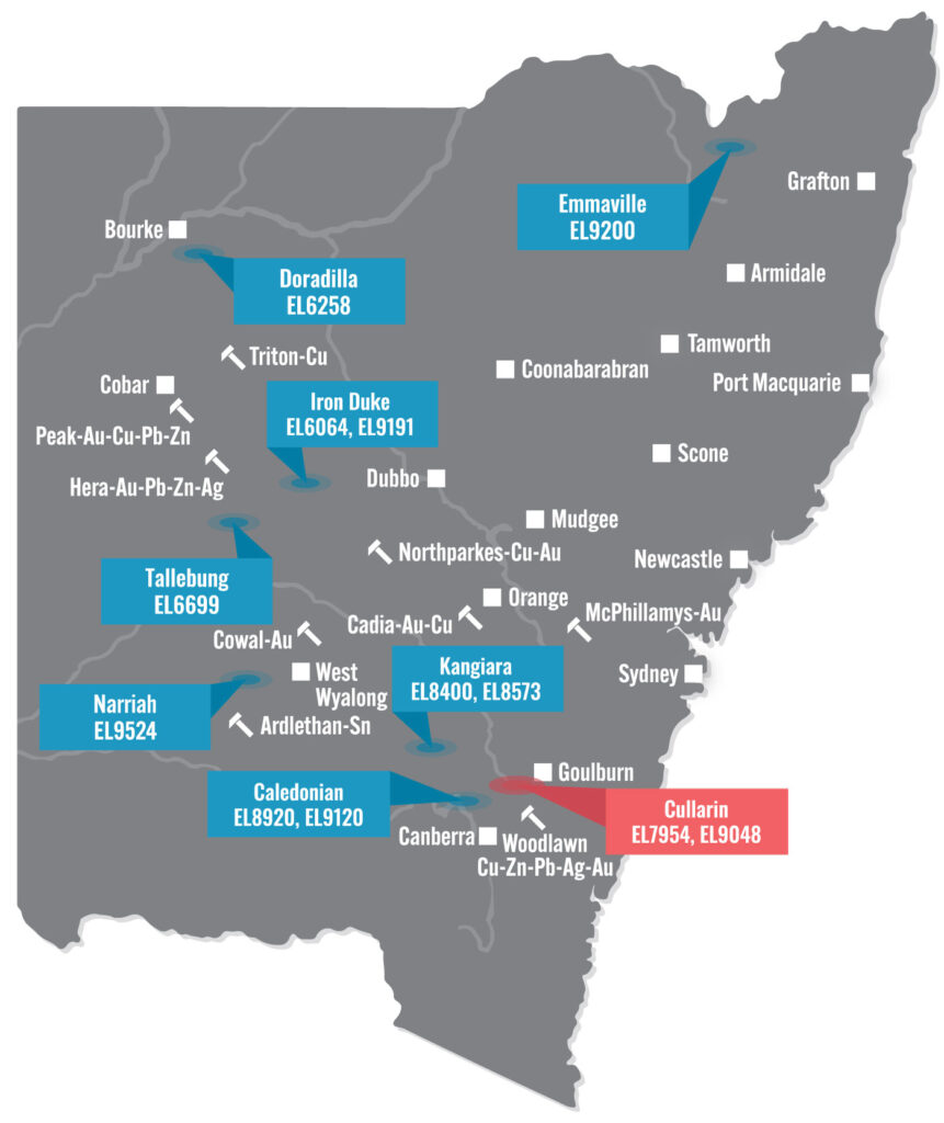NSW Map Cullarin 2023