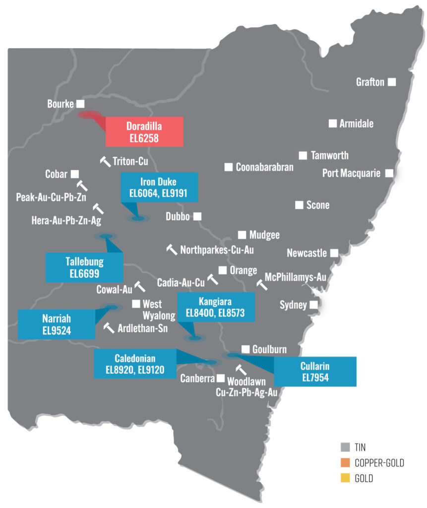 NSW Map Doradilla 2024