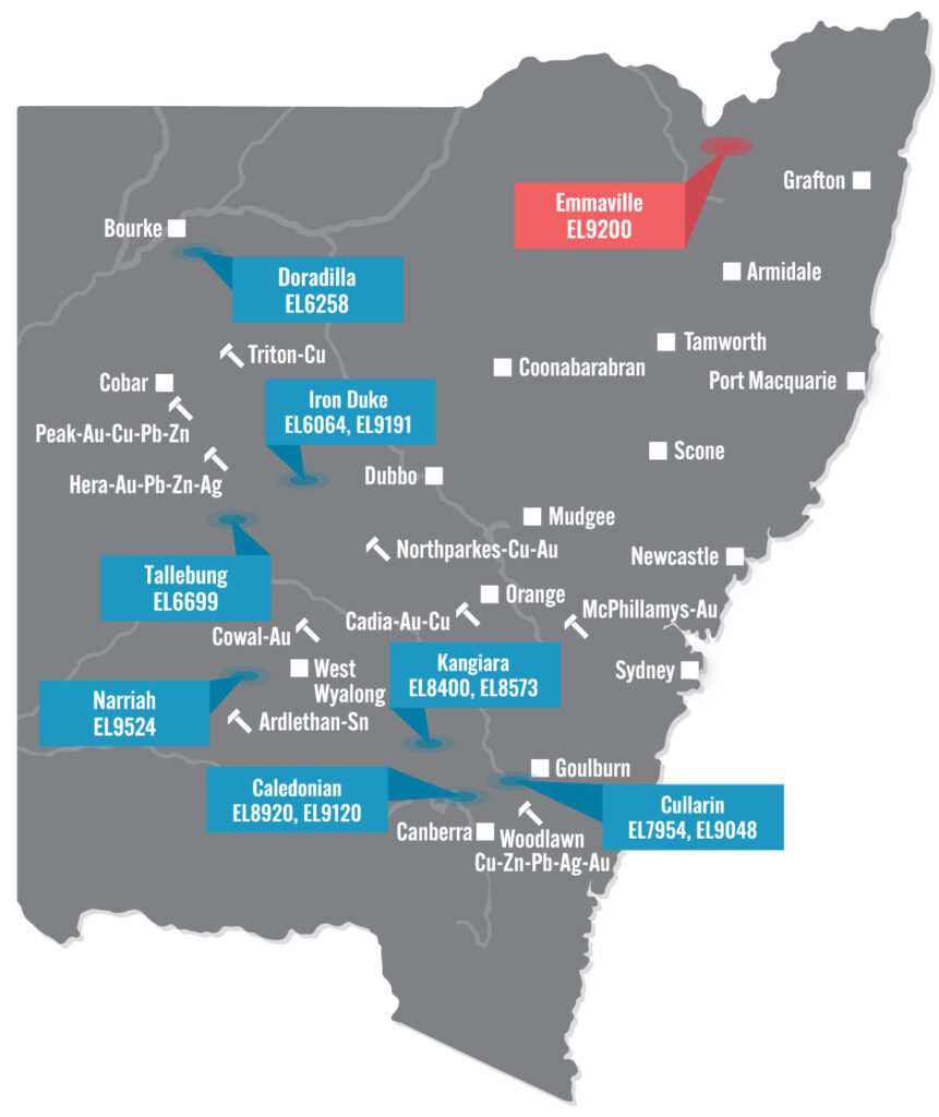 NSW Map Emmaville 2023
