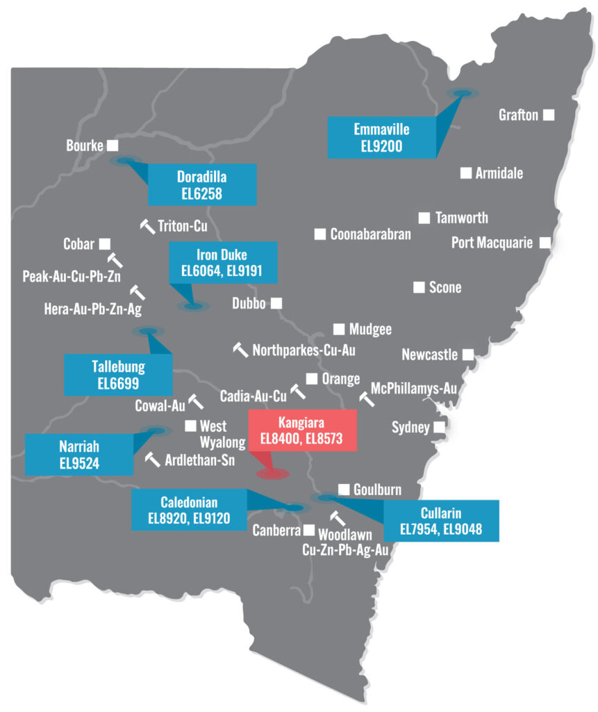 NSW Map Kangiara 2023
