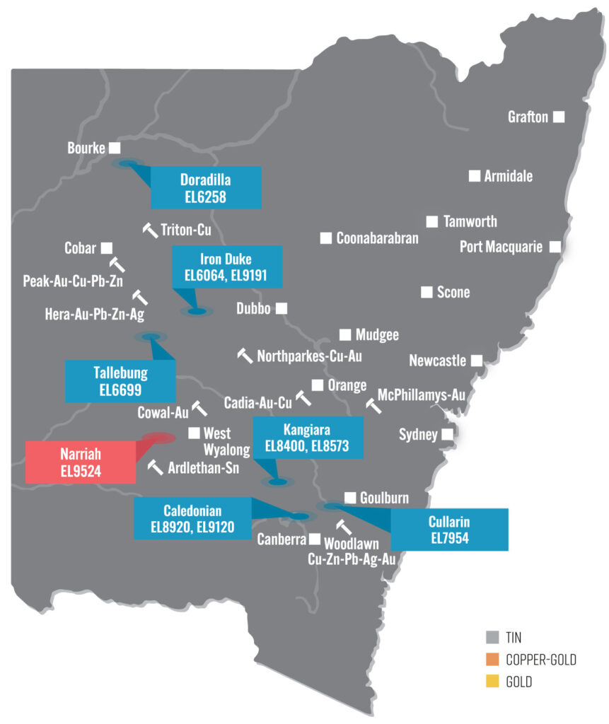 NSW Map Narriah 2024